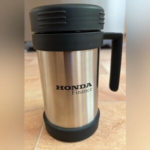 Thermos Honda Insulated Stainless Steel Reusable Travel Mug with Handle
